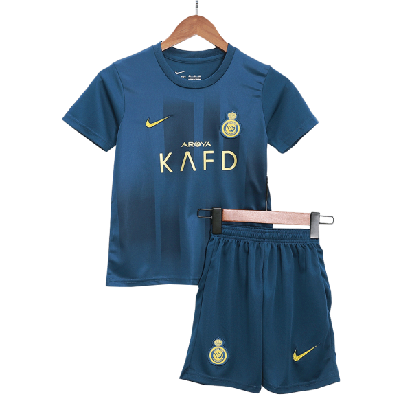 Al Nassr Away Kids Soccer Jerseys Kit 2023/24