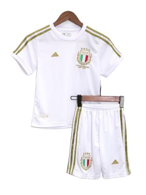 Italy 125th Anniversary Kids Jerseys Kit 2023/24