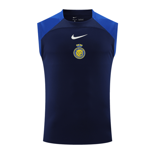 Al Nassr Pre-Match Sleeveless Top 2023/24 Blue&Black