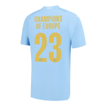 CHAMPIONS OF EUROPE #23 Manchester City Home Authentic Jersey 2023/24