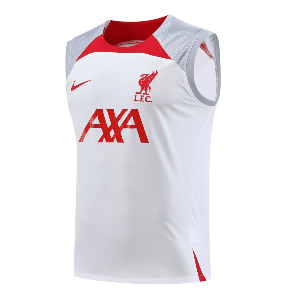 Liverpool Jerseys Sleeveless Training Kit 2023/24 White&Gray