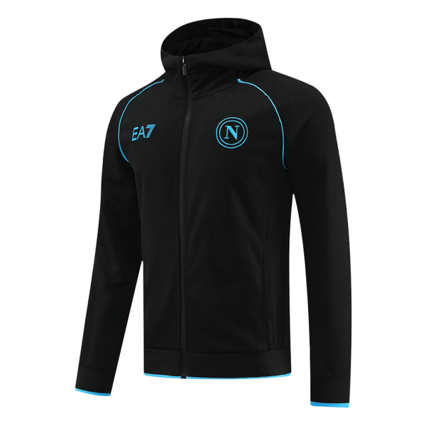 Napoli Hoodie Tracksuit 2023/24 Black