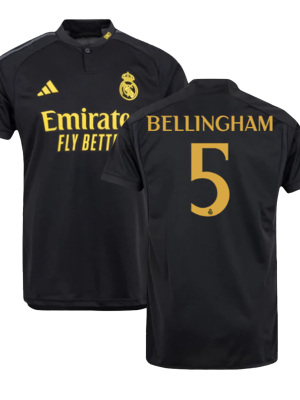 BELLINGHAM #5 Real Madrid Third Away Soccer Jersey 2023/24