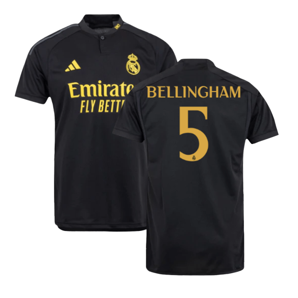 BELLINGHAM #5 Real Madrid Third Away Soccer Jersey 2023/24