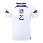 WEAH #21 USA Home Jersey World Cup 2022