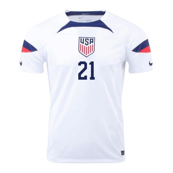 WEAH #21 USA Home Jersey World Cup 2022