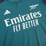 Arsenal Third Away Long Sleeve Soccer Jersey 2023/24