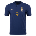 GIROUD #9 France Home Authentic Jersey World Cup 2022