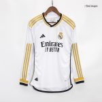 Authentic Real Madrid Home Long Sleeve Soccer Jersey 2023/24