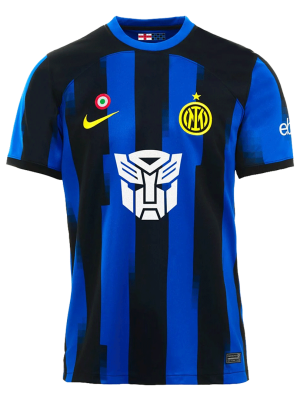 Inter Milan X Transformers Home Soccer Jersey 2023/24