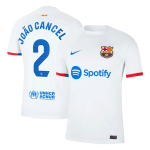 JO?O CANCELO #2 Barcelona Away Soccer Jersey 2023/24