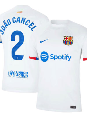 JO?O CANCELO #2 Barcelona Away Soccer Jersey 2023/24