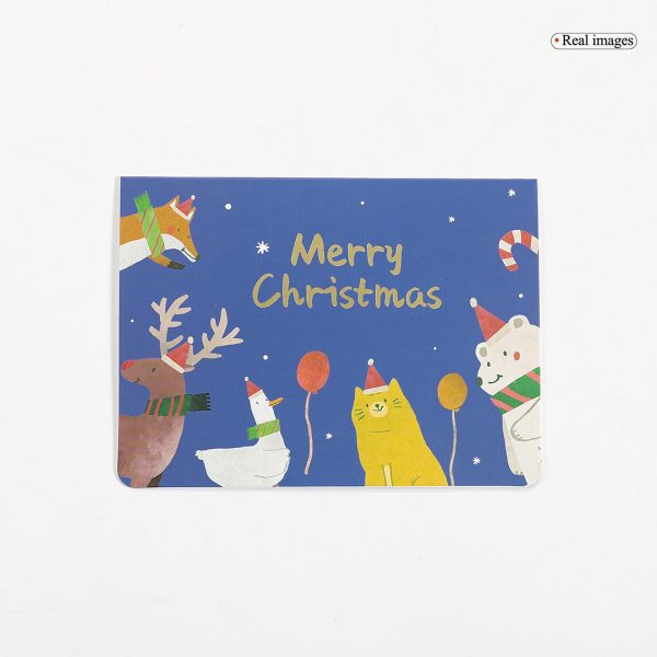 1 Pcs Random Style Personalized Christmas Greeting Card