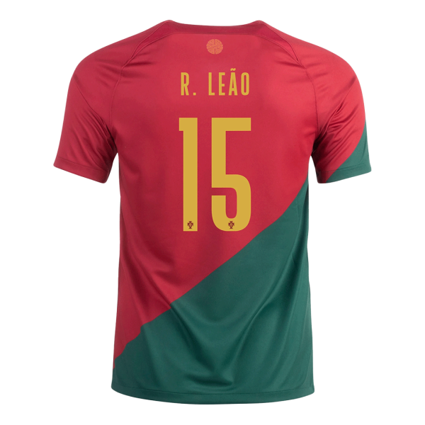 R. LE?O #15 Portugal Home Jersey World Cup 2022