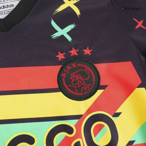 Ajax x Bob Marley Kids Soccer Jerseys Kit 2023/24