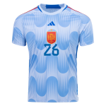 PEDRI #26 Spain Away Jersey World Cup 2022