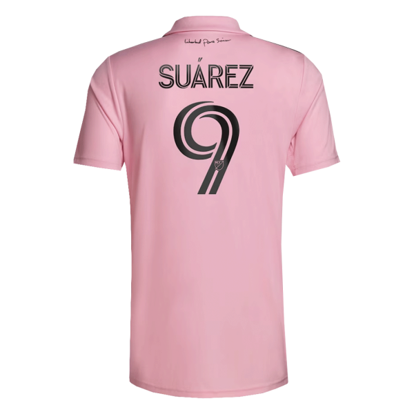 SU?REZ #9 Inter Miami CF Home Soccer Jersey 2022