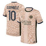 O.DEMB?L? #10 PSG Fourth Away Soccer Jersey 2023/24