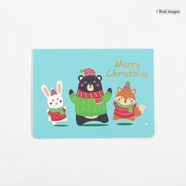 1 Pcs Random Style Personalized Christmas Greeting Card