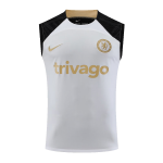 Chelsea Pre-Match Sleeveless Top 2023/24 White