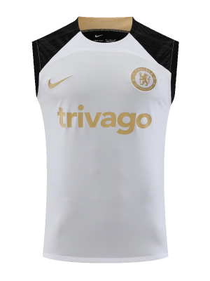 Chelsea Pre-Match Sleeveless Top 2023/24 White