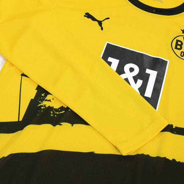 Borussia Dortmund Home Long Sleeve Soccer Jersey 2023/24