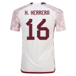 H.HERRERA #16 Mexico Away Authentic Jersey World Cup 2022