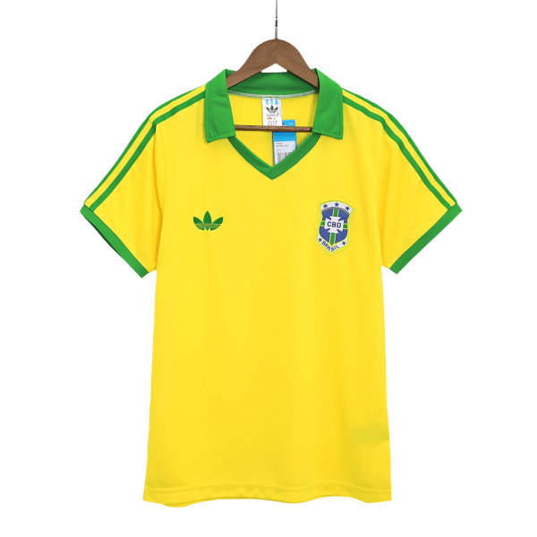 Vintage Soccer Jersey Brazil Home 1977