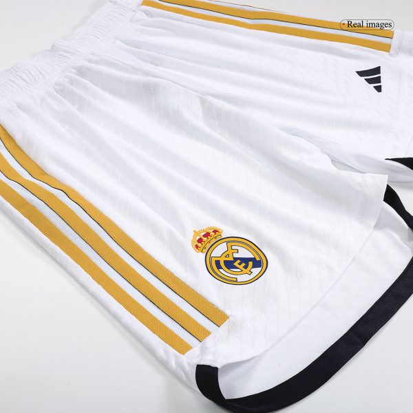 Real Madrid Home Authentic Soccer Shorts 2023/24