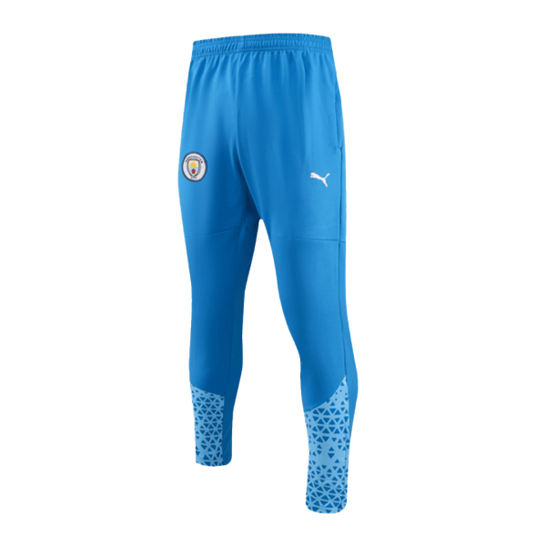 Manchester City 1/4 Zip Tracksuit 2023/24 Kids Blue