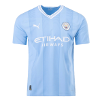 CHAMPIONS OF EUROPE #23 Manchester City Home Authentic Jersey 2023/24