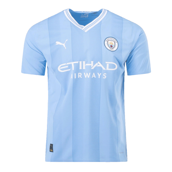 DE BRUYNE #17 Manchester City Home Authentic Soccer Jersey 2023/24