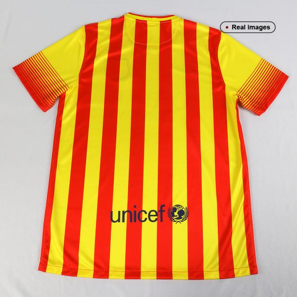 Vintage Soccer Jersey Barcelona Away 2013/14