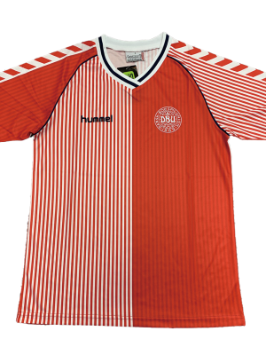 Vintage Soccer Jersey Denmark Home 1986