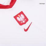 Poland Home Kids Soccer Jerseys Kit EURO 2024