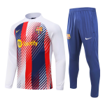 Barcelona 1/4 Zip Tracksuit 2023/24 Blue&Red&White