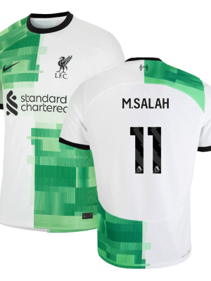 M.SALAH #11 Liverpool Away Soccer Jersey 2023/24