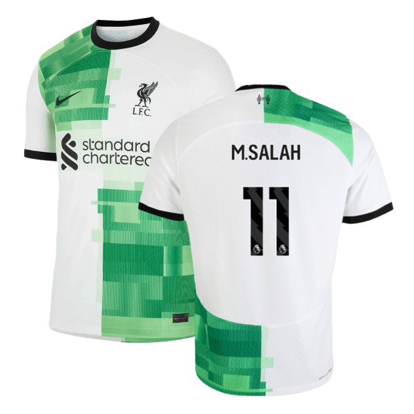 M.SALAH #11 Liverpool Away Soccer Jersey 2023/24