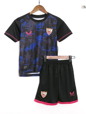 Sevilla Third Away Kids Soccer Jerseys Kit 2023/24