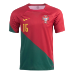 R. LE?O #15 Portugal Home Jersey World Cup 2022