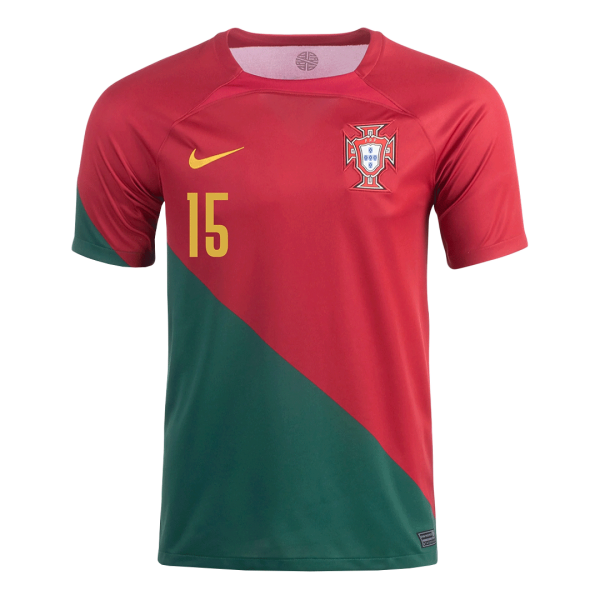 R. LE?O #15 Portugal Home Jersey World Cup 2022