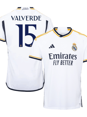 VALVERDE #15 Real Madrid Home Jersey 2023/24