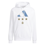 Argentina 3 Stars MESSI #10 Sweater Hoodie 2022 - White