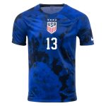 MORGAN #13 USA Away Jersey World Cup 2022