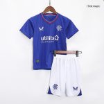 Glasgow Rangers Home Kids Jerseys Kit 2023/24