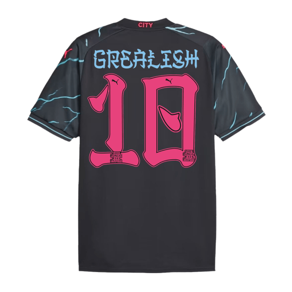 GREALISH #10 Manchester City Japanese Tour Printing Third Away Jersey 2023/24