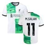 M.SALAH #11 Liverpool Away Authentic Soccer Jersey 2023/24