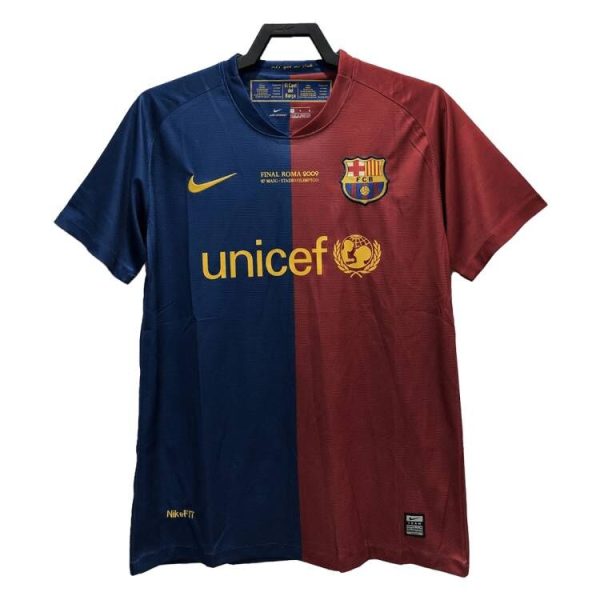 Vintage Soccer Shirts Barcelona Home 2008/09 - UCL Final