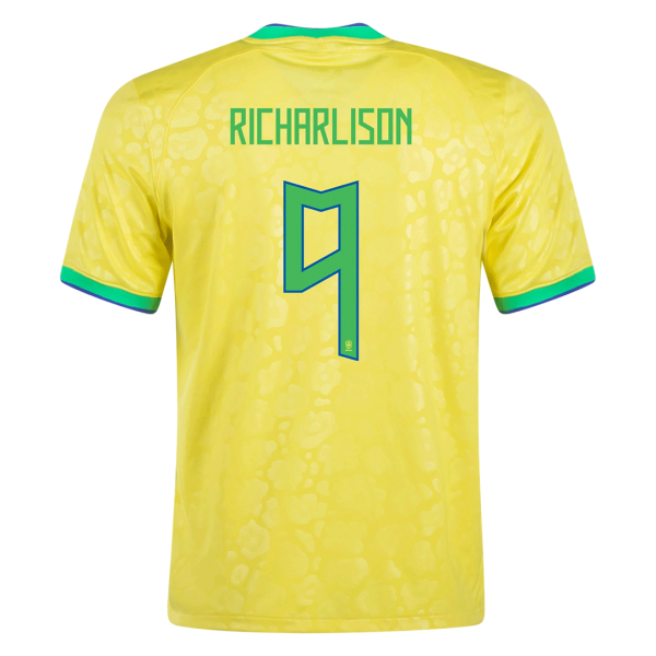 RICHARLISON #9 Brazil Home Jersey World Cup 2022