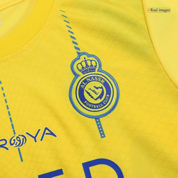 Al Nassr Home Kids Soccer Jerseys Full Kit 2023/24